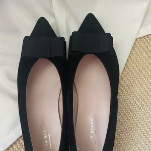 Patricia Green Black Flats